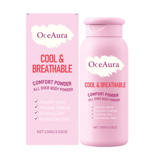 OceAura 干爽爽身粉 大容量爽身粉皮肤干爽护家庭通用清凉不粘腻